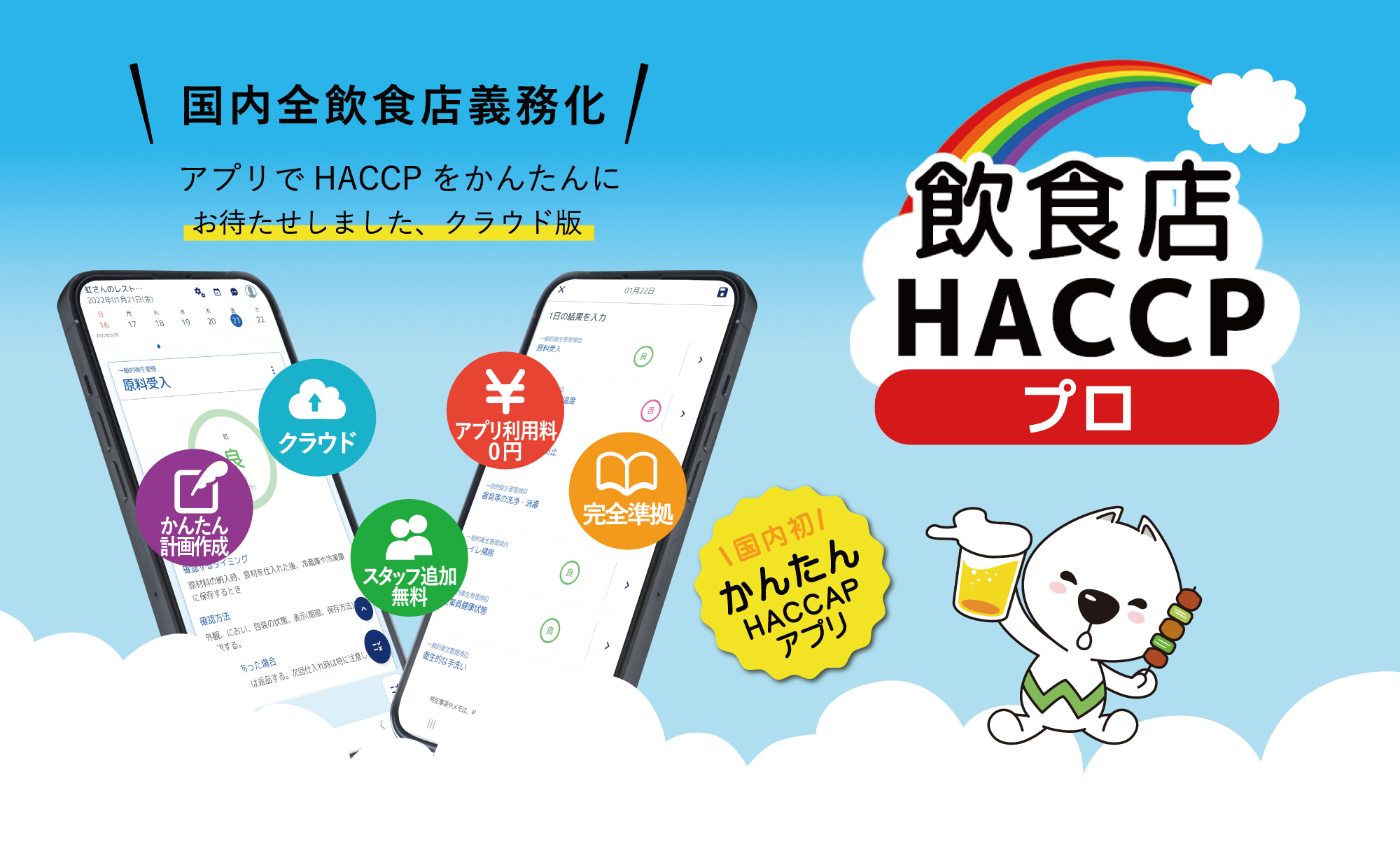 HACCPアプリ